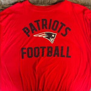 Fanatics Red Patriots Long Sleeve Shirt